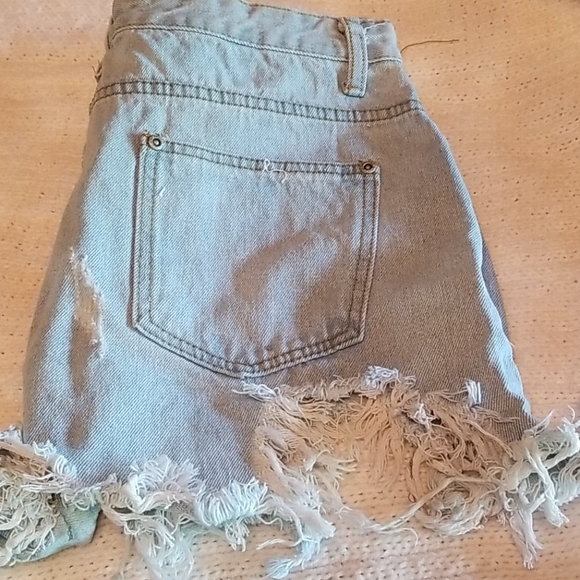 PrettyLittleThing Shorts Pretty Little Thing Denim Cutoffs Uk 2